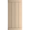 Ekena Millwork Rustic Four Board Joined Board-n-Batten Smooth Faux Wood Shutters w/End Batten, 22W x 72H, PR SHUBJE22X72SMPR - alternate 11